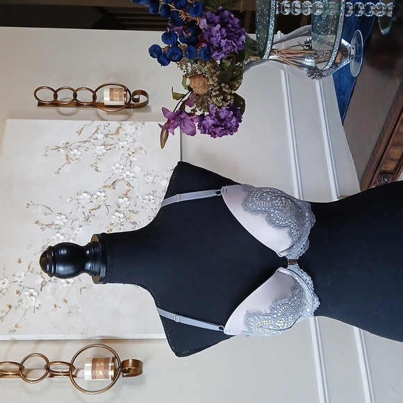 Victoria's Secret Dream Angels Gray Lace  Demi Bra. Size 32DDD - Picture 8 of 17